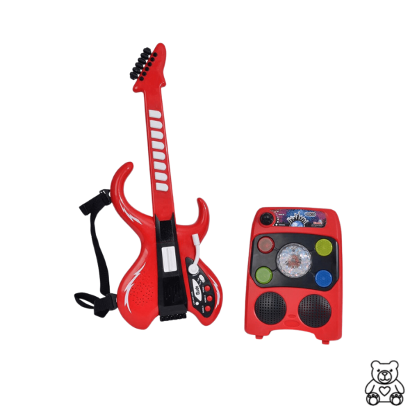 Guitare avec son amplificateur disco – Image 3